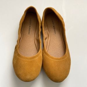 Lucky Brand suede flats